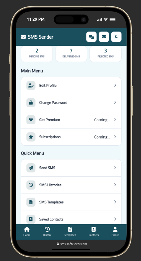 SMS Sender by SoftClever – Web-Based SMS Platform preview image 5